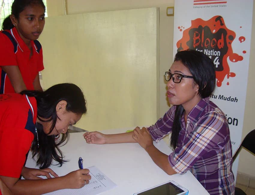 blood donation process